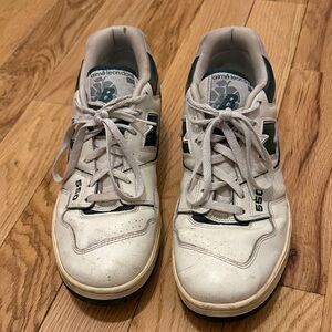 Aime leon dore 550 New Balance Cream and Green Sneakers